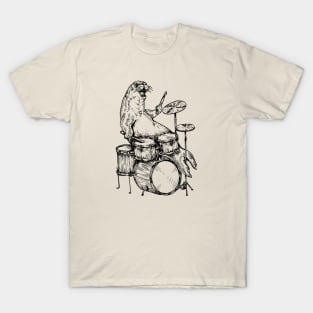 SEEMBO Sea Lion Playing Drums Drummer Drumming Band T-Shirt